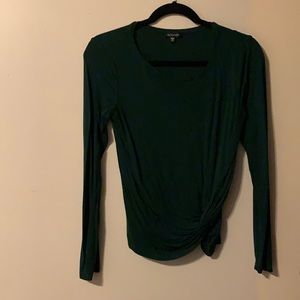 Dynamite, like new, long sleeve knot shirt xs